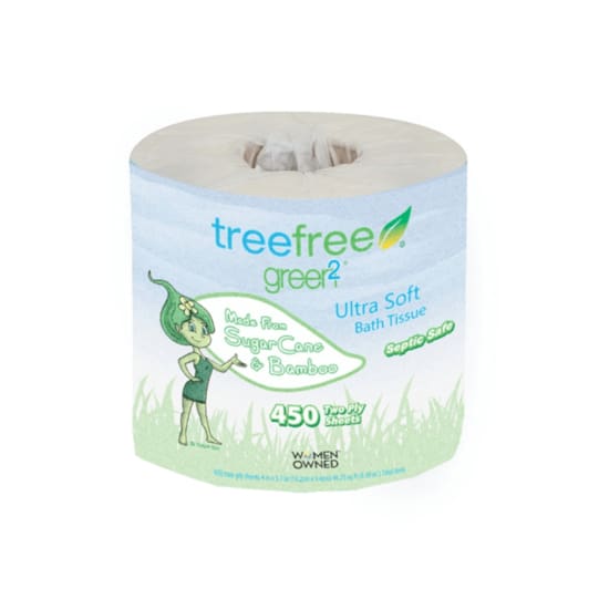 GREEN2 GREEN2 Bathroom Tissue Two Ply 450Sheets, 1 pk