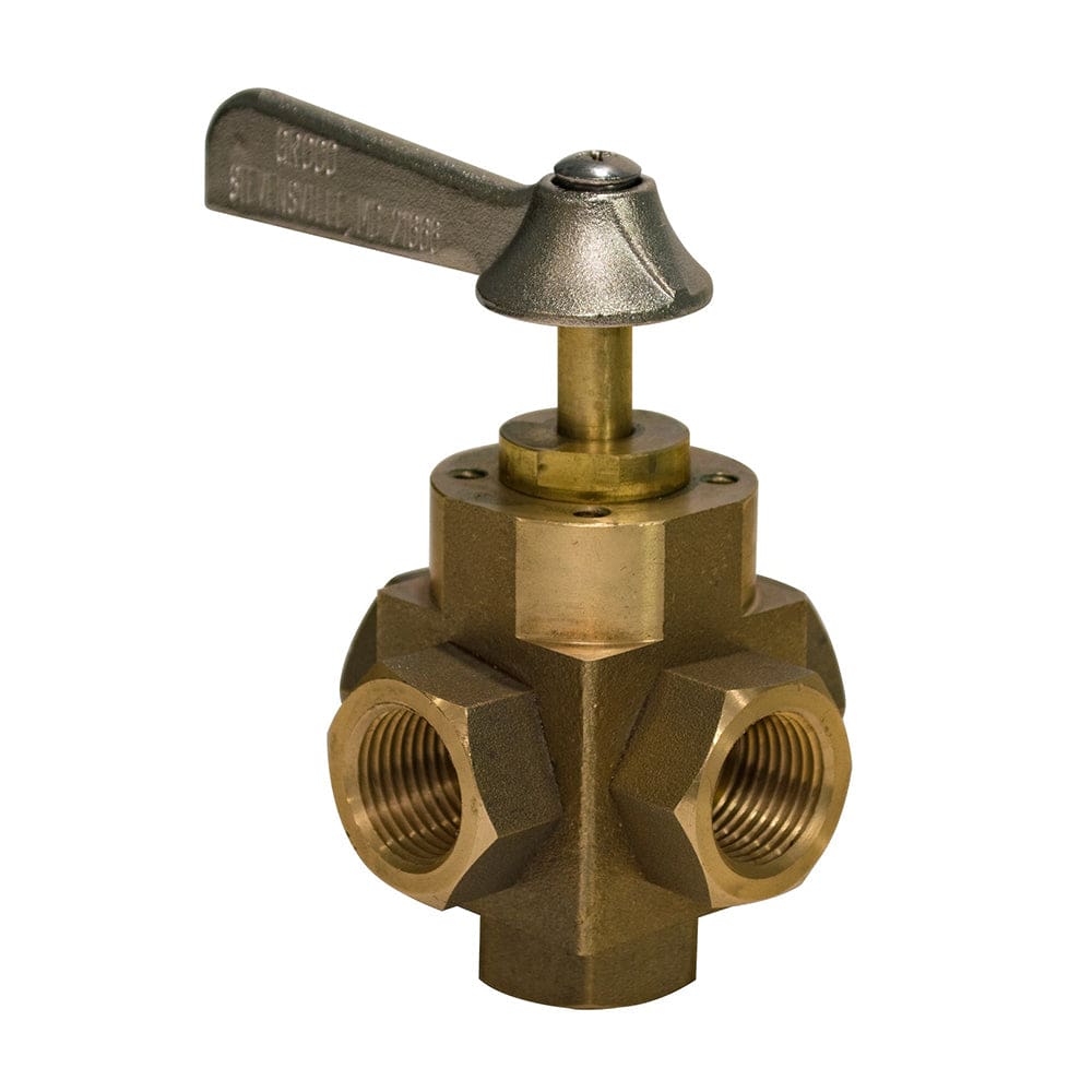 GROCO 1/ 2 5-Port Tank Selector Valve - Marine Plumbing & Ventilation | Fittings - GROCO