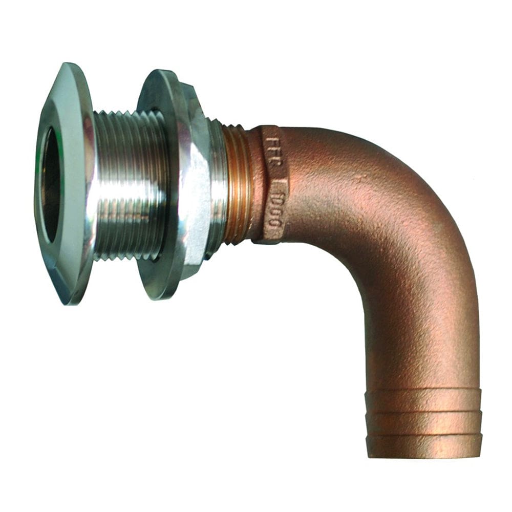 GROCO 1-1/ 2 90 Degree Hose Thru-Hull Fitting - Marine Plumbing & Ventilation | Thru-Hull Fittings - GROCO