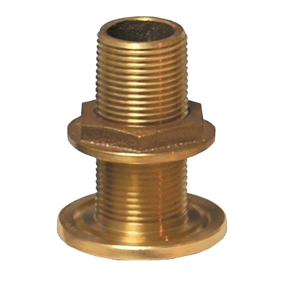 GROCO 1-1/ 2 NPS NPT Combo Bronze Thru-Hull Fitting w/ Nut - Marine Plumbing & Ventilation | Thru-Hull Fittings - GROCO