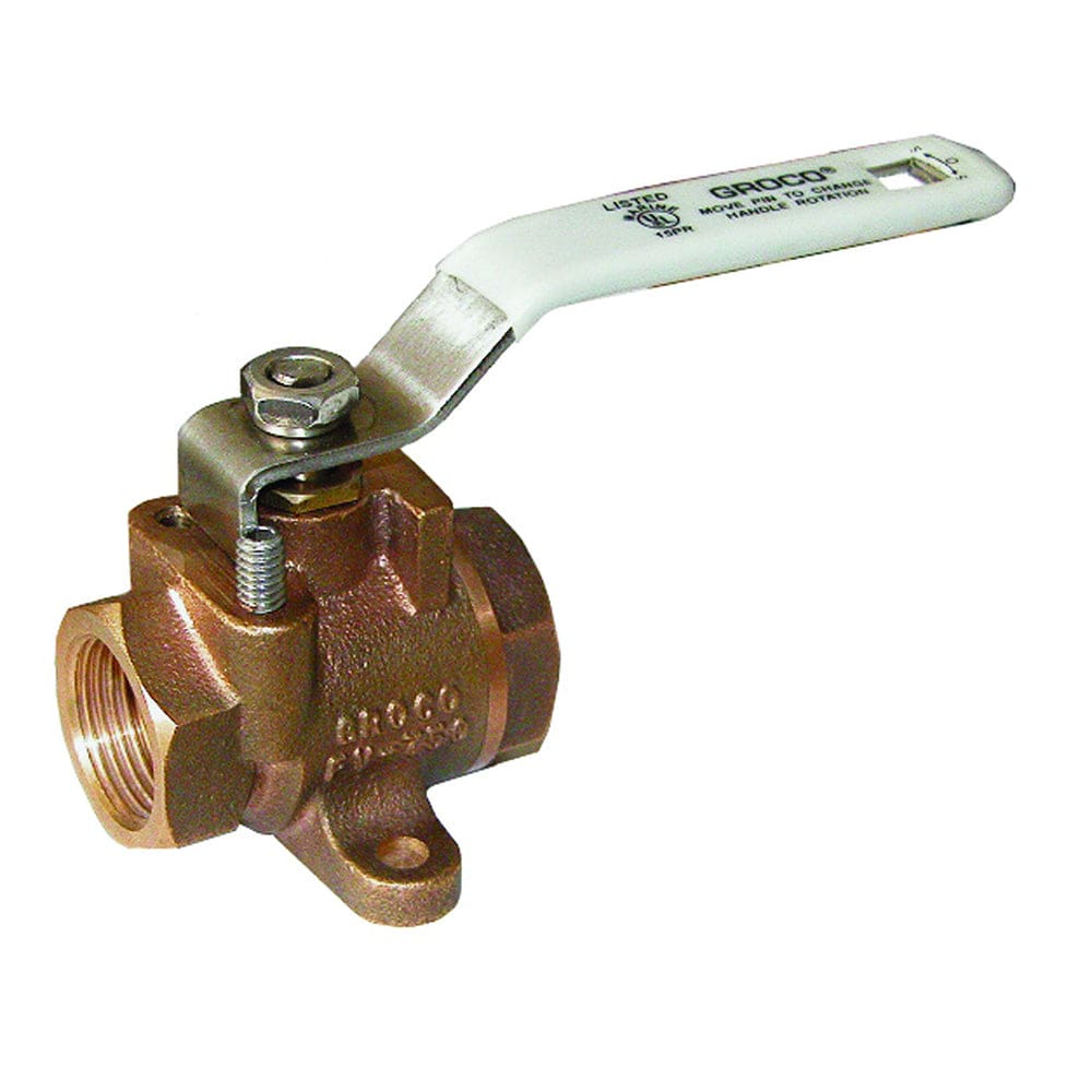 GROCO 1/ 2 NPT Bronze Inline Fuel Valve - Marine Plumbing & Ventilation | Fittings - GROCO