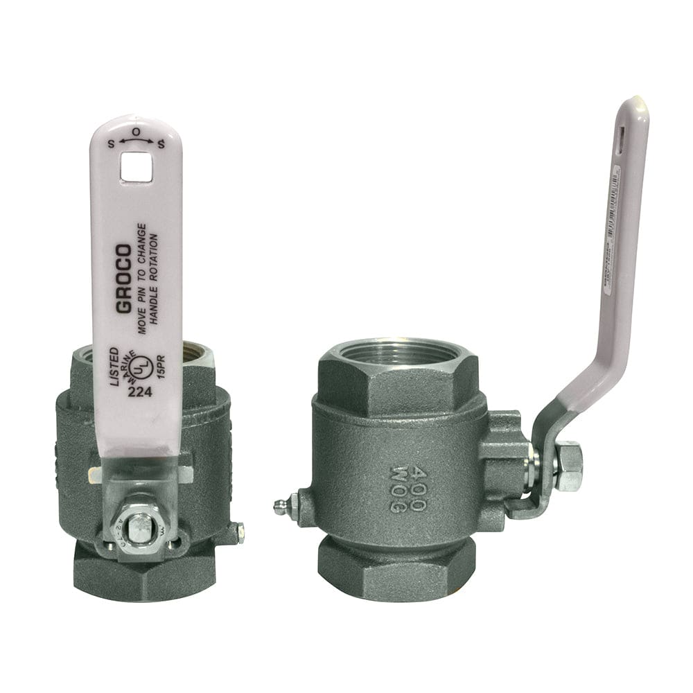 GROCO 1-1/ 2 NPT Stainless Steel In-Line Ball Valve - Marine Plumbing & Ventilation | Fittings - GROCO