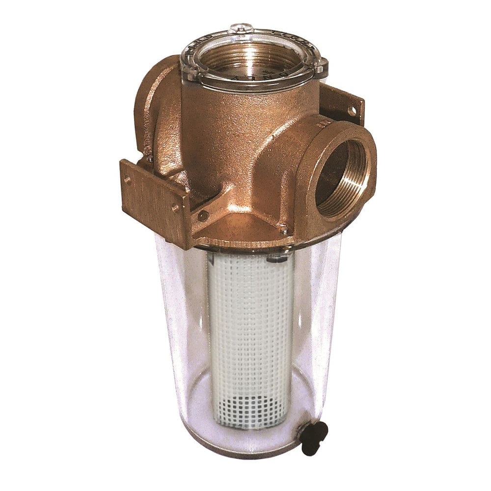 GROCO ARG-1000 Series 1 Raw Water Strainer w/ Non-Metallic Plastic Basket - Marine Plumbing & Ventilation | Strainers & Baskets - GROCO