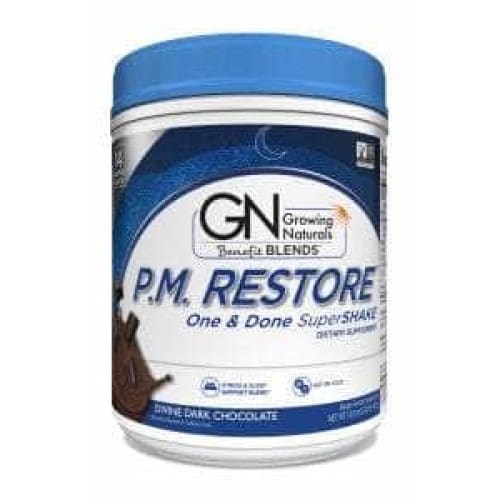 GROWING NATURALS Grocery > Beverages > Milk & Milk Substitutes GROWING NATURALS Shake Pm Restore Drk Choc, 14.8 oz