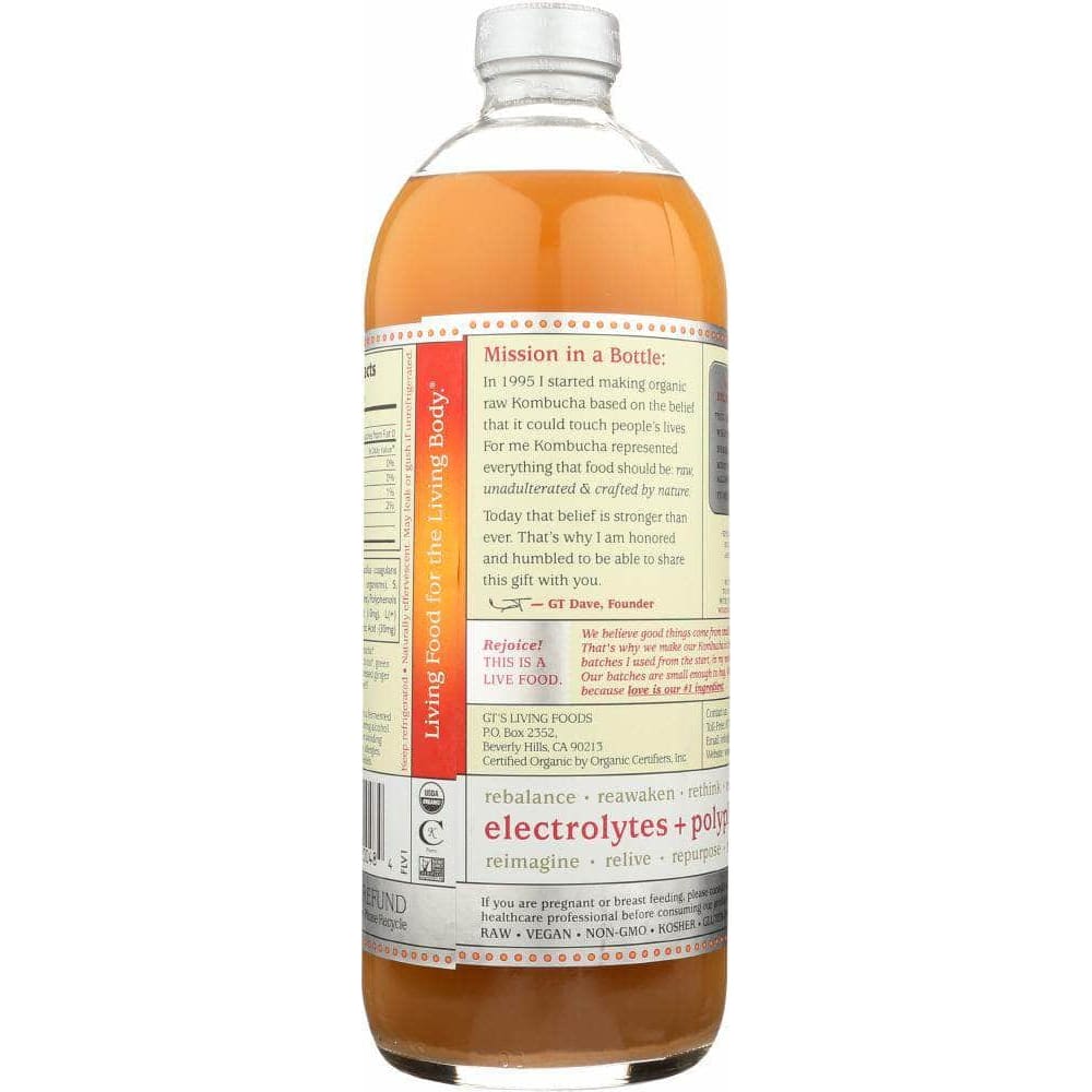 Gts Living Foods Gt’S Living Foods Gingerade Kombucha, 48 oz