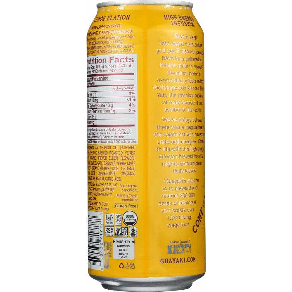 Guayaki Yerba Mate Guayaki Organic Yerba Mate Lemon Elation, 15.5 oz