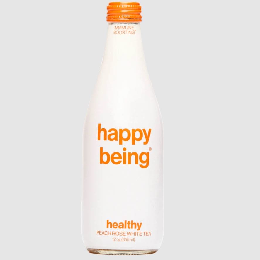 HAPPY BEING: Peach Rose White Tea 12 fo (Pack of 4) - Grocery > Beverages > Coffee Tea & Hot Cocoa - HAPPY BEING