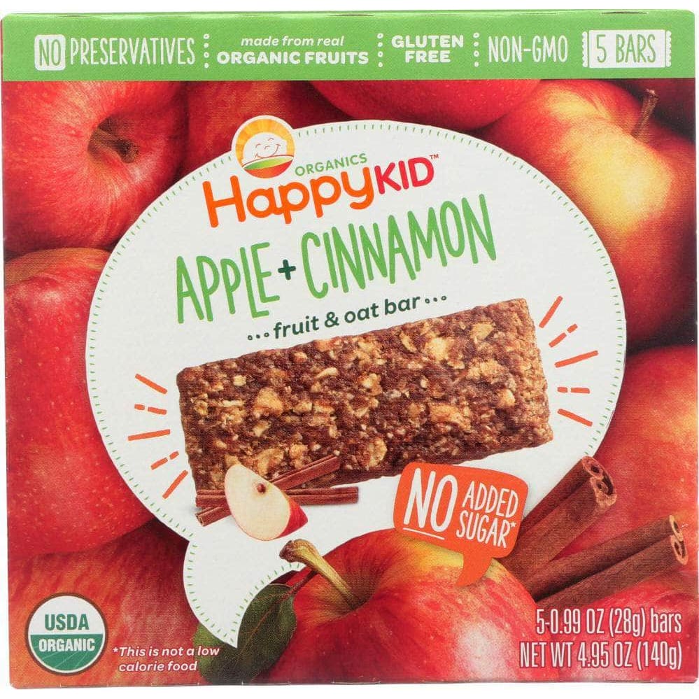 Happy Family Brands Happy Kid Bar Oat Apple & Cinnamon, 4.95 oz