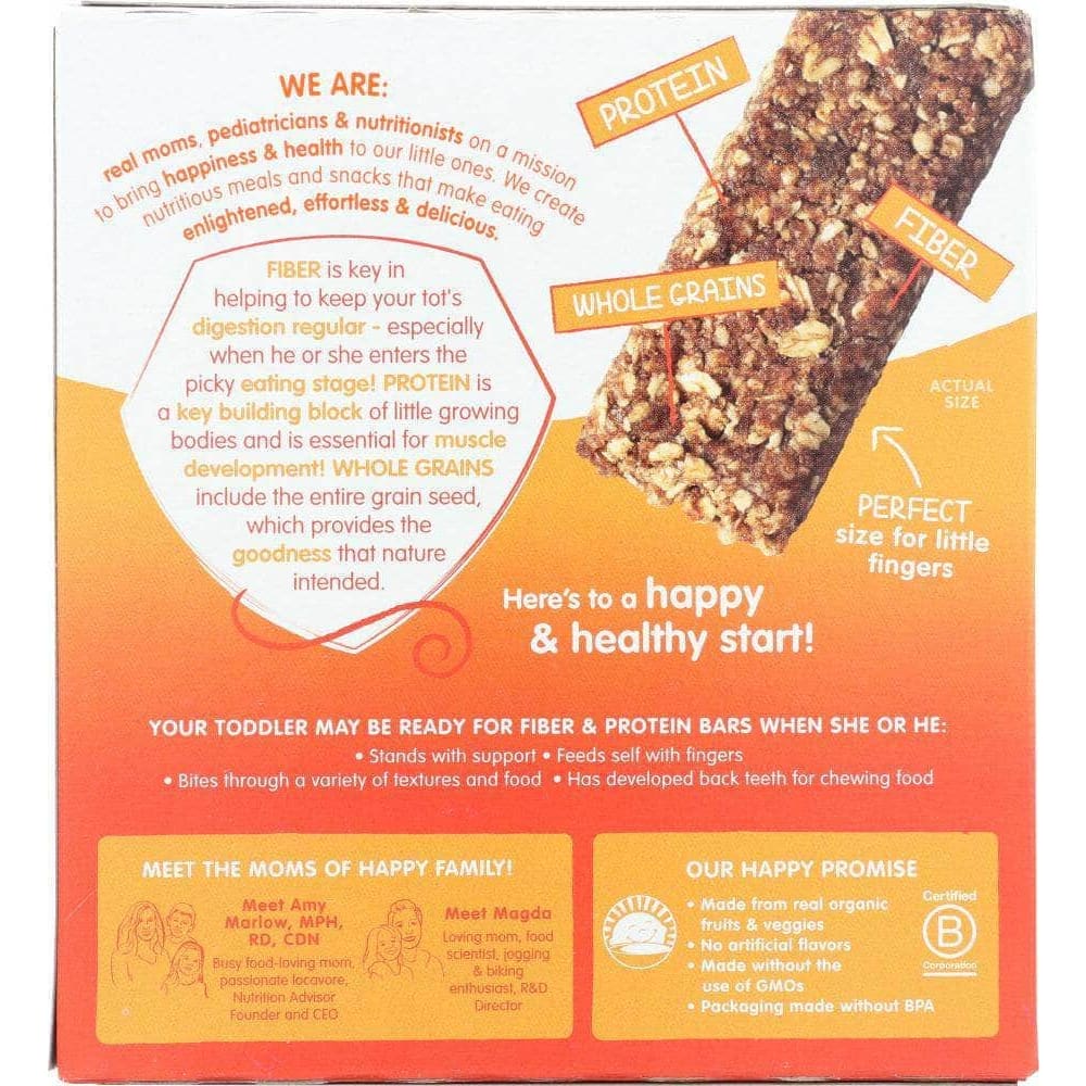 Happy Family Brands Happy Tot Bar Oat Banana Carrots Organic, 4.4 oz