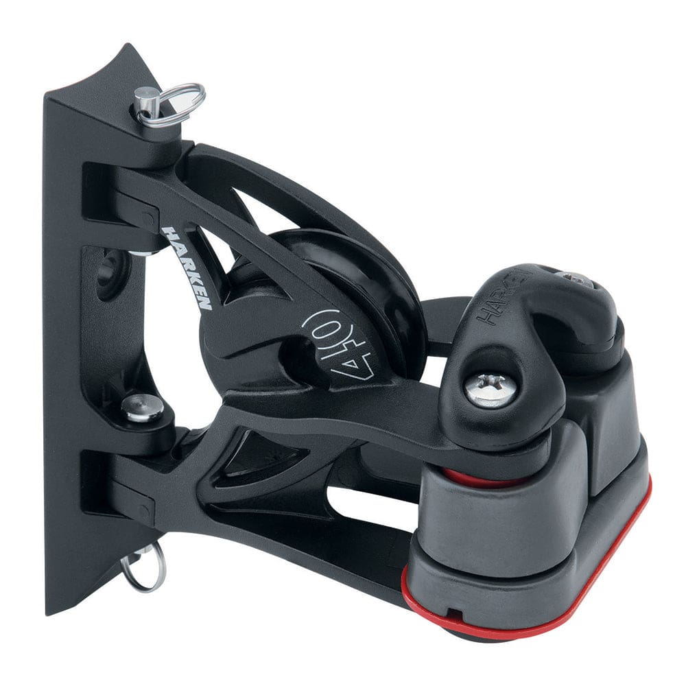 Harken 40mm Carbo Air Pivoting Lead Block w/ Aluminum Cam-Matic® Cleat - Sailing | Blocks - Harken