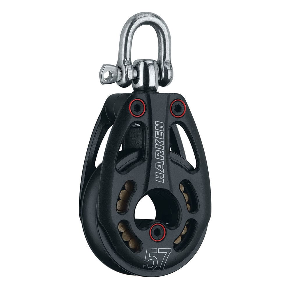 Harken 57mm Aluminum Low Load Black Magic Block w/ Swivel - Sailing | Blocks - Harken