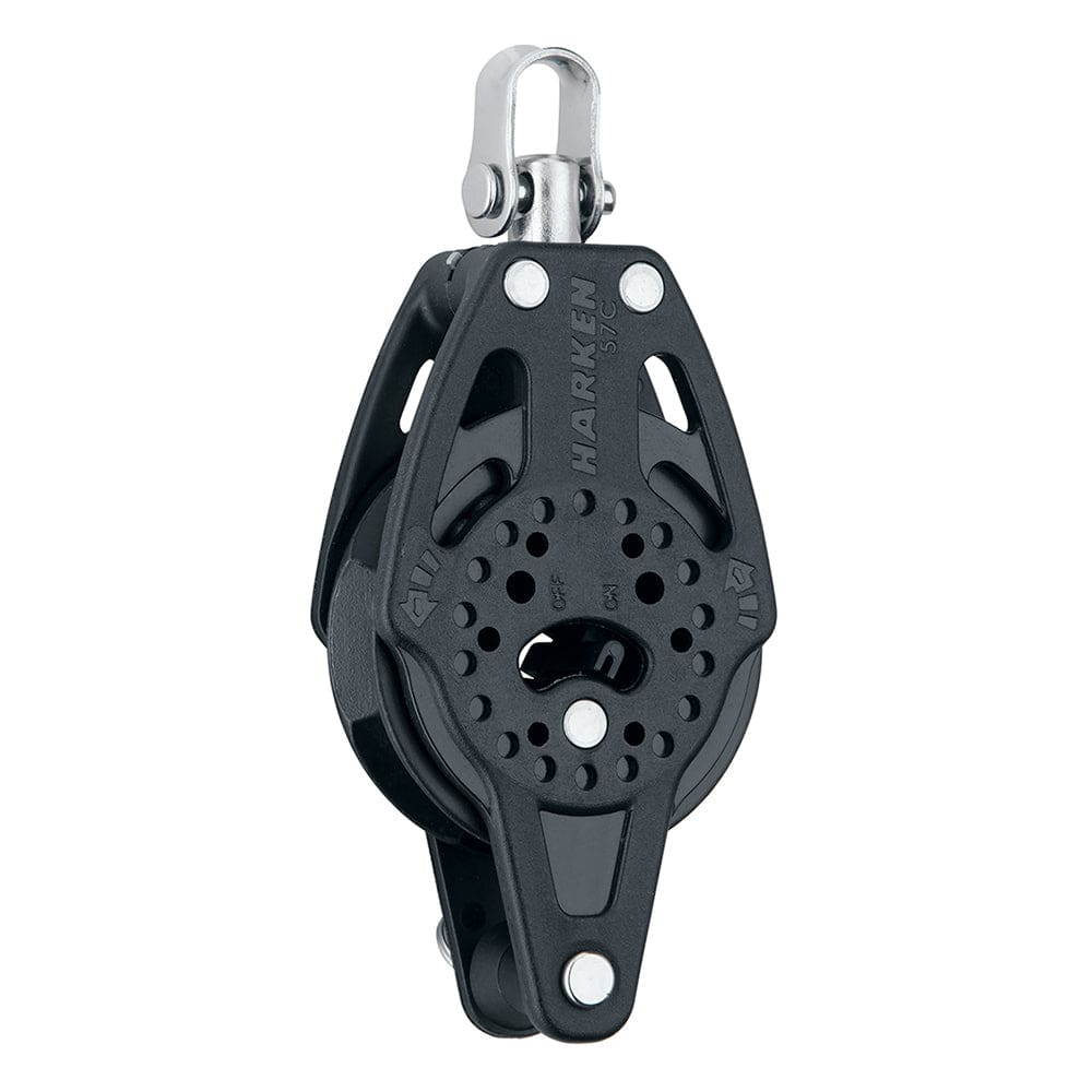 Harken 57mm Carbo Single Ratchet Block w/ Swivel & Becket - Sailing | Blocks - Harken