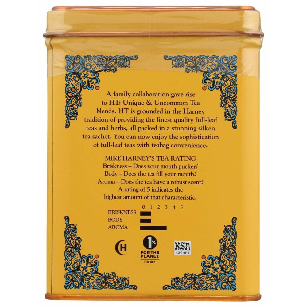 HARNEY & SONS Grocery > Beverages > Coffee, Tea & Hot Cocoa HARNEY & SONS: Tea Ht Yellow Blue 20Ea, 20 ea