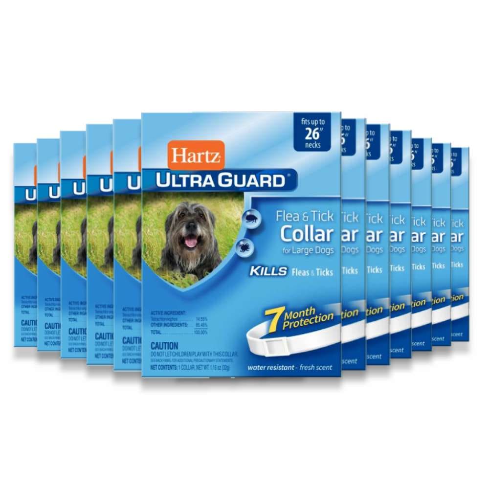 Hartz UltraGuard Flea & Tick Collar for Large Dogs- 12 Pack - Hartz