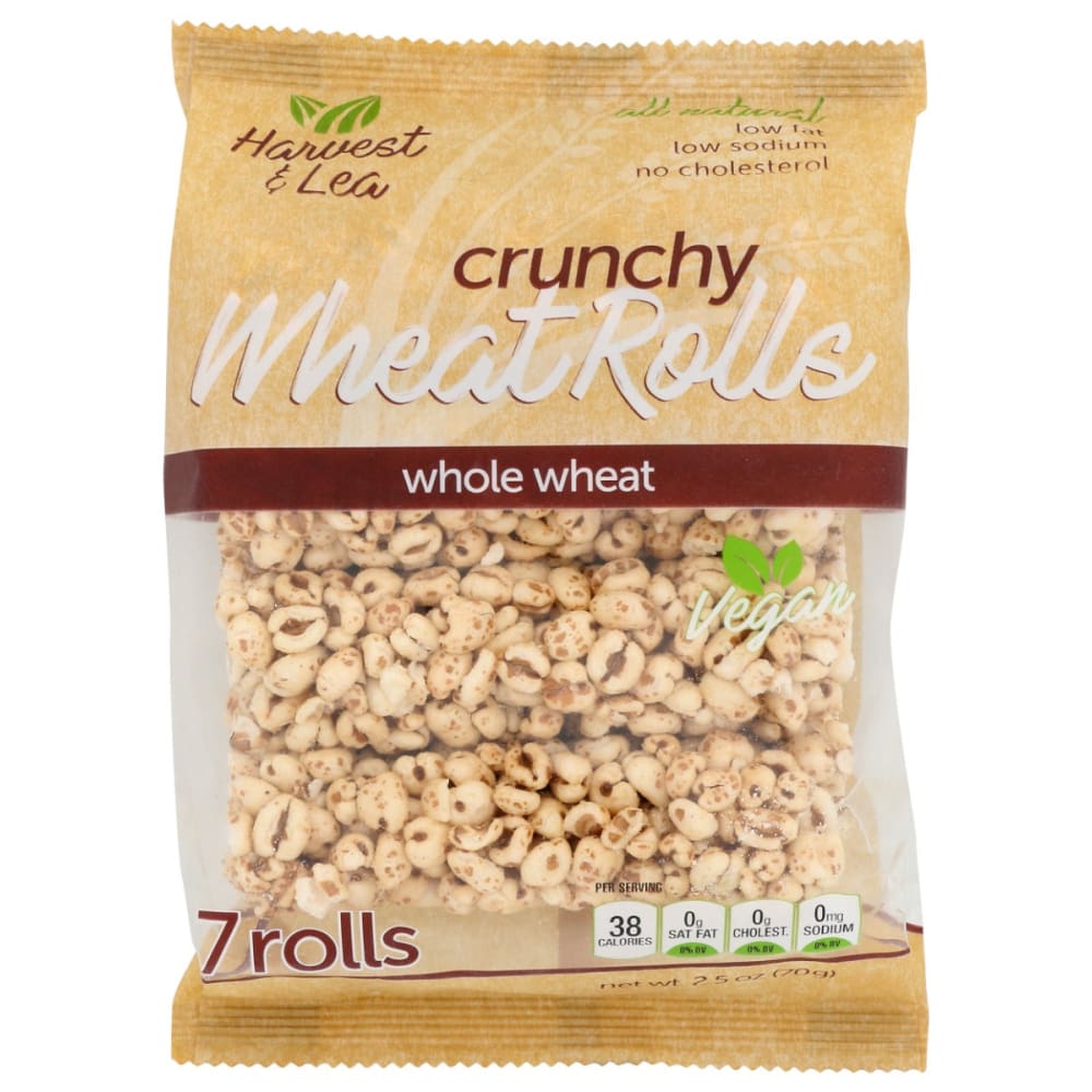 HARVEST AND LEA: Crunchy Wheat Rolls 2.5 oz (Pack of 6) - HARVEST AND LEA