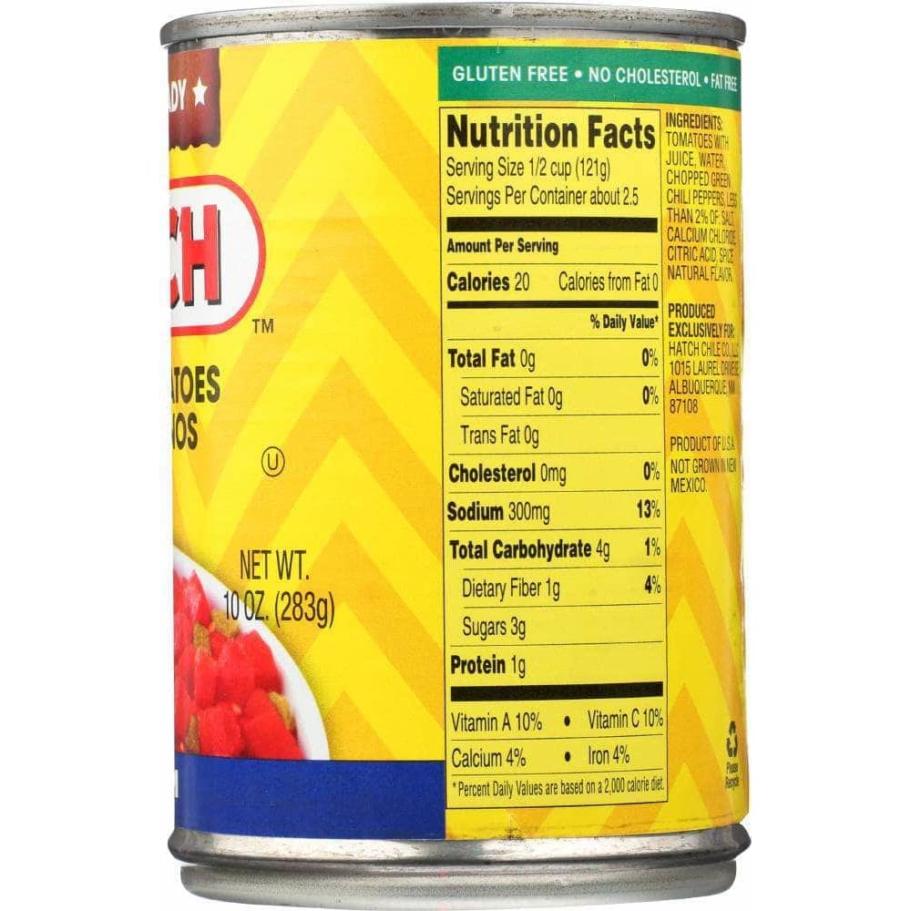 Hatch Hatch Diced Tomatoes & Jalapenos, 10 oz