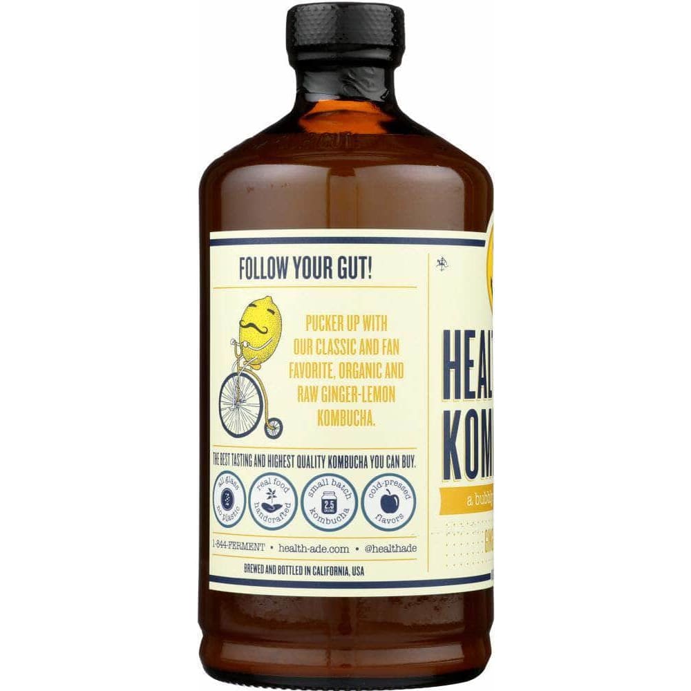 Health-Ade Health Ade Ginger Lemon Kombucha, 16 oz