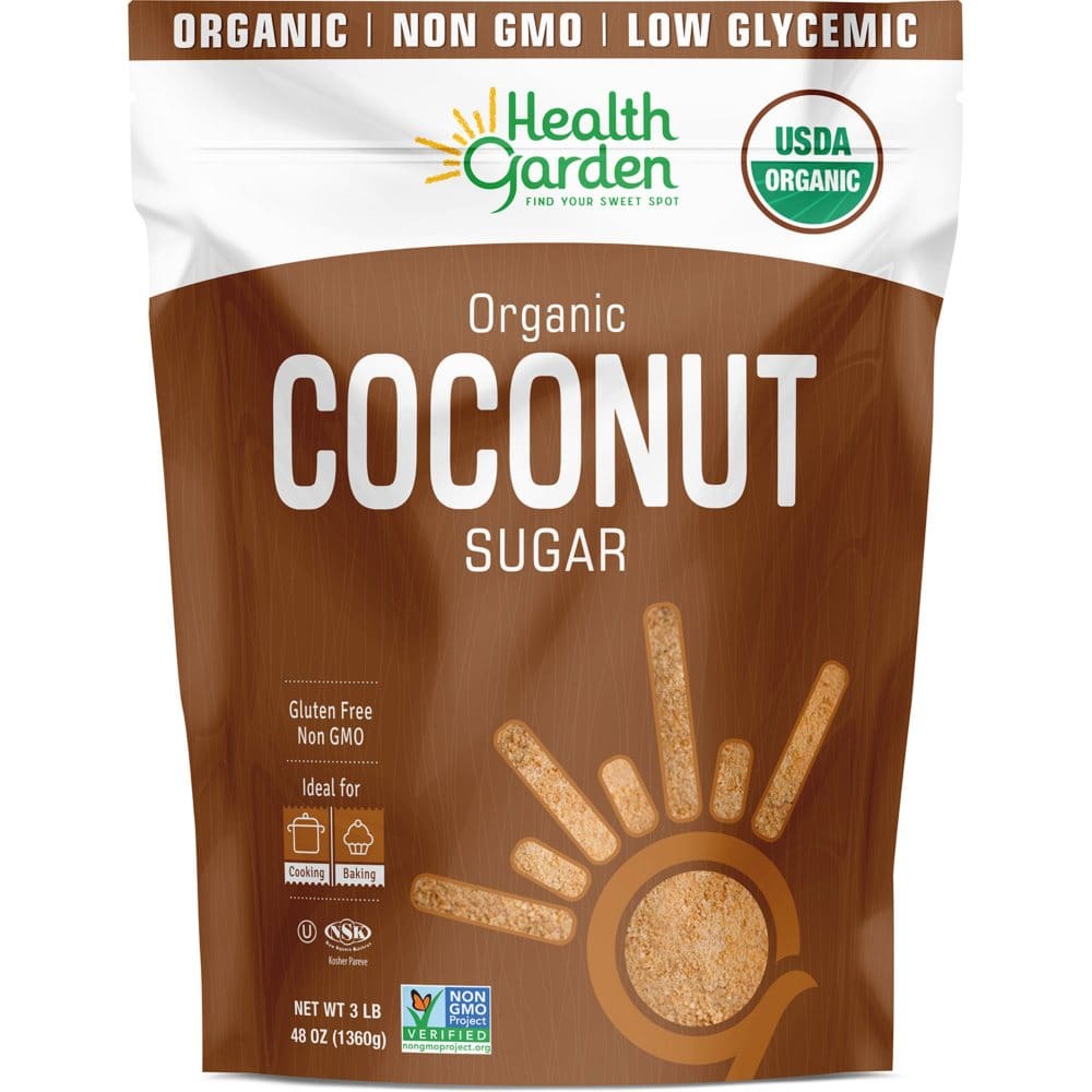 Health Garden Coconut Sugar (3 lb.) (Pack of 2) - Baking - Health