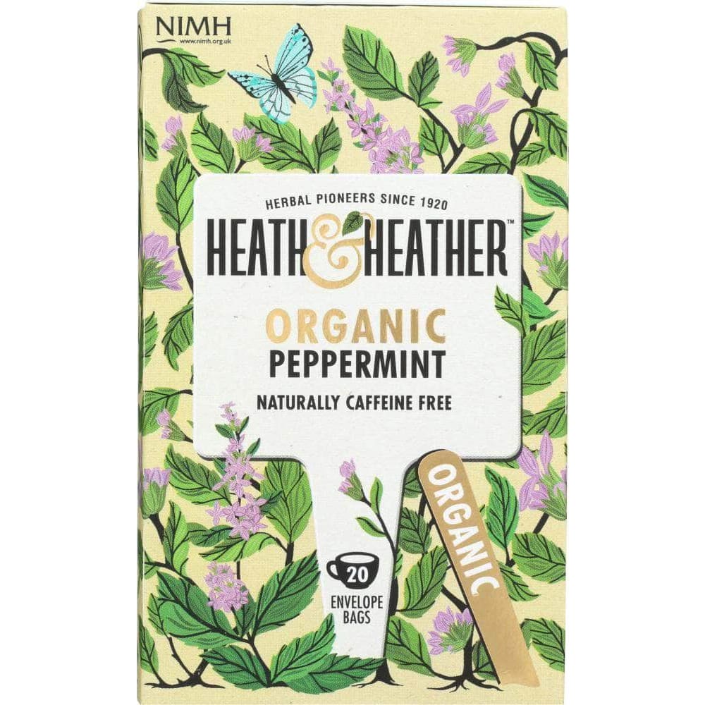 Heath And Heather Heath And Heather Organic Peppermint Tea, 20 ea