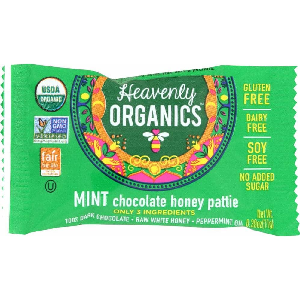 Heavenly Organics Heavenly Organics Honey Pattie Chocolate Mint, 0.39 oz