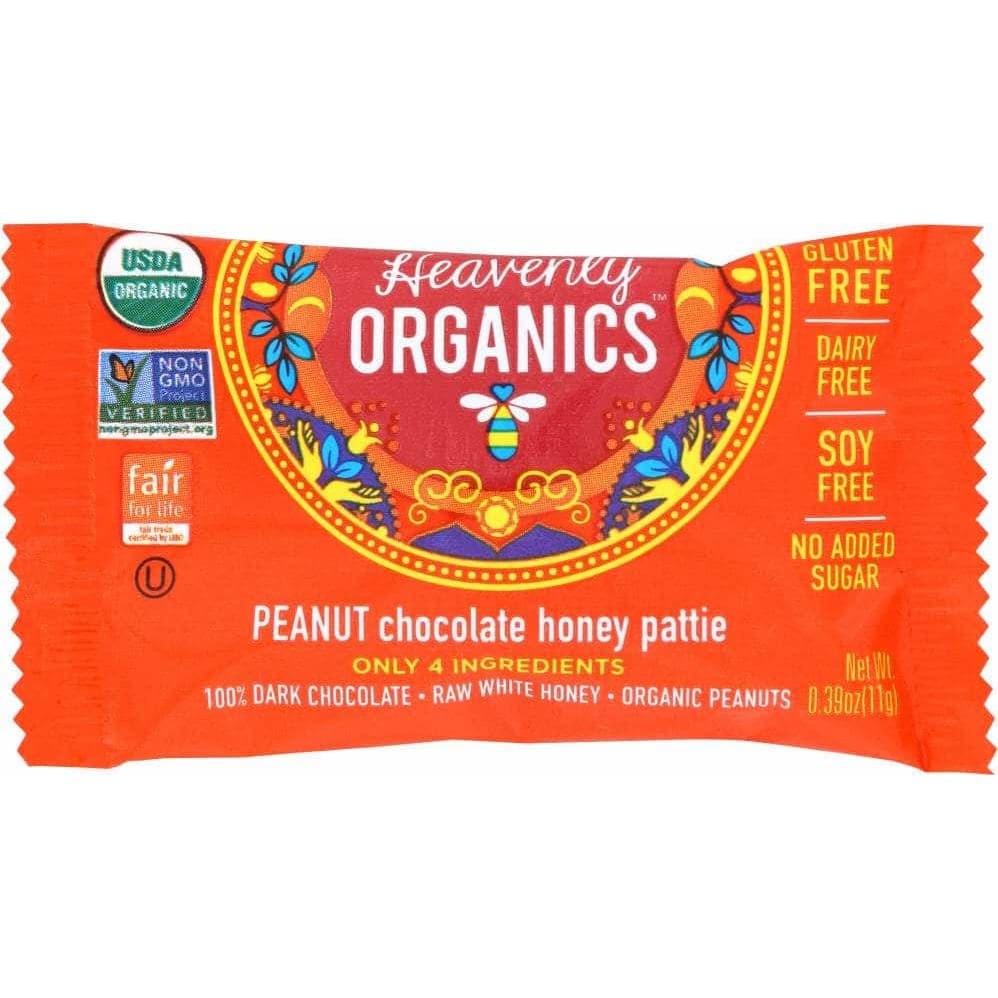 Heavenly Organics Heavenly Organics Peanut Chocolate Honey Pattie, 0.39 oz