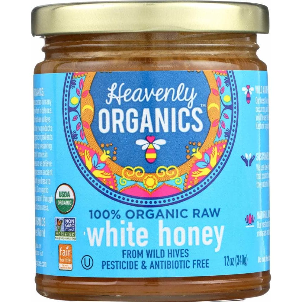 Heavenly Organics Heavenly Organics White Himalayan Raw Honey, 12 oz