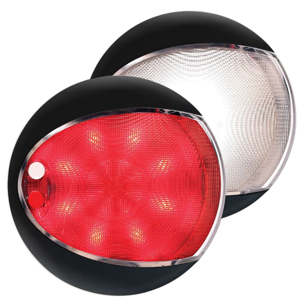 Hella Marine EuroLED 130 Touch - White/ Red - Black Shroud - Lighting | Interior / Courtesy Light - Hella Marine