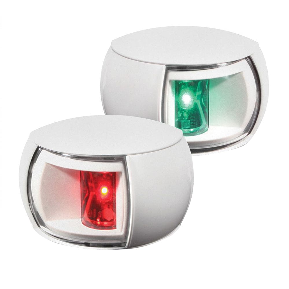 Hella Marine NaviLED Port & Starboard Pair - 2nm - Clear Lens/ White Housing - Lighting | Navigation Lights - Hella Marine