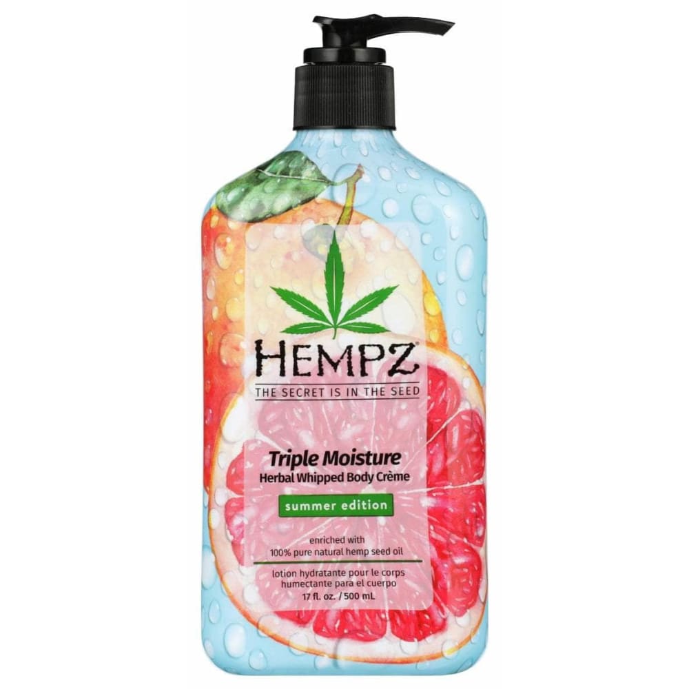 HEMPZ Beauty & Body Care > Skin Care > Body Lotions & Cremes HEMPZ: Triple Moisture Body Creme Summer Edition, 17 oz