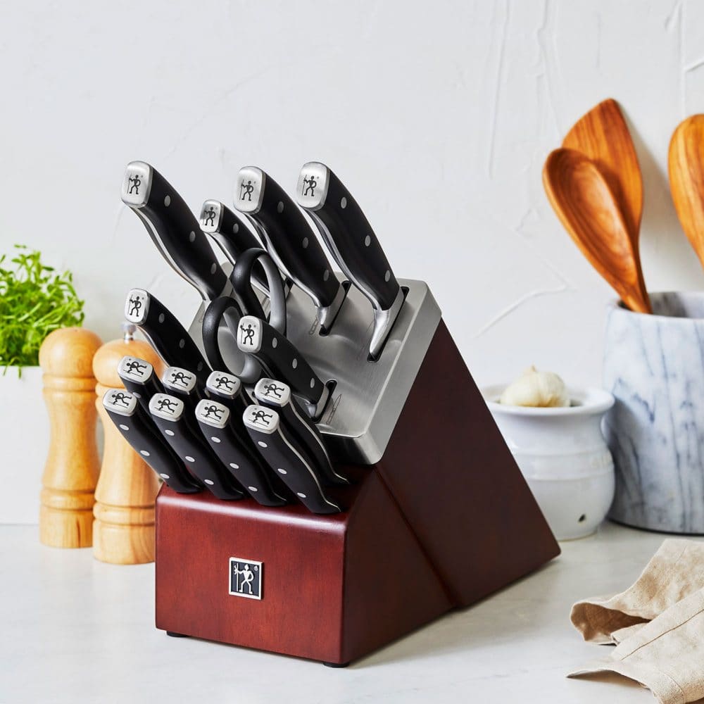 Henckels Forged Accent 16-Piece Self-Sharpening Knife Block - Doorbusters - ShelHealth