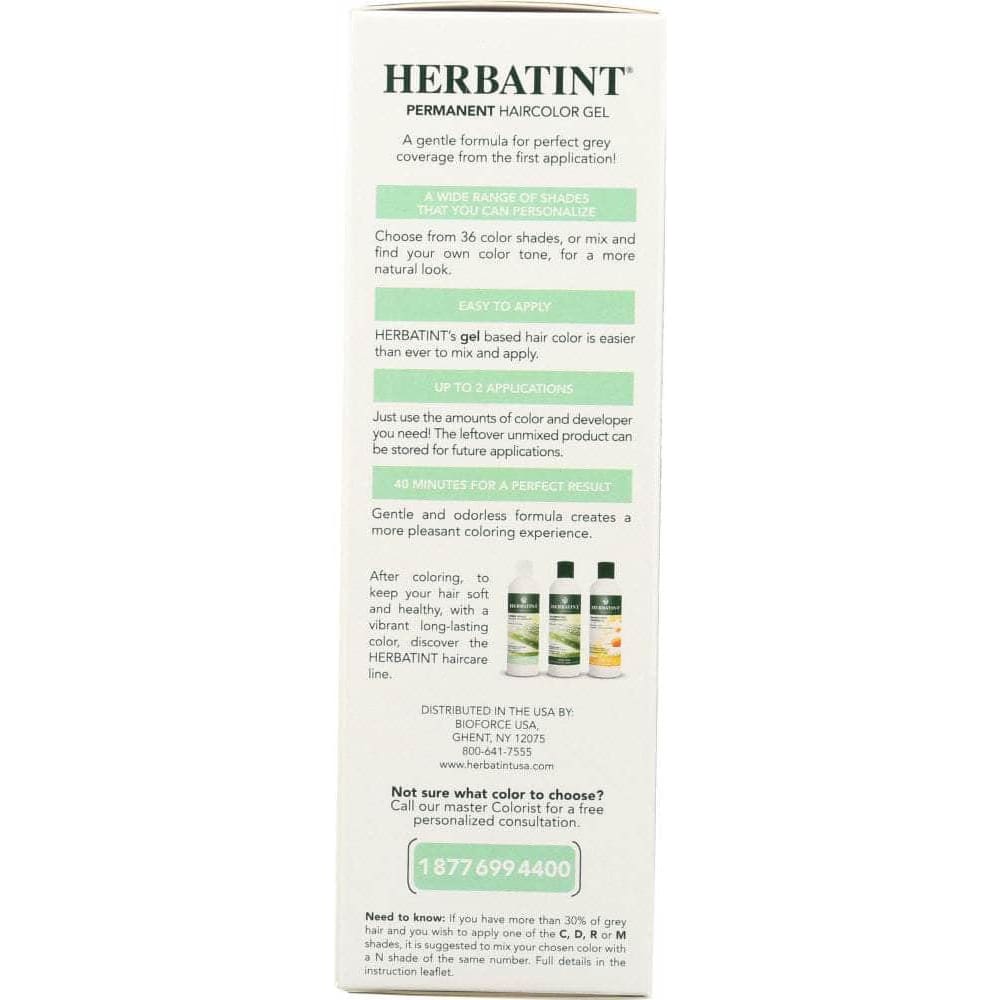 HERBATINT Herbatint Permanent Hair Color Gel 5D Light Golden Chestnut, 4.56 Oz