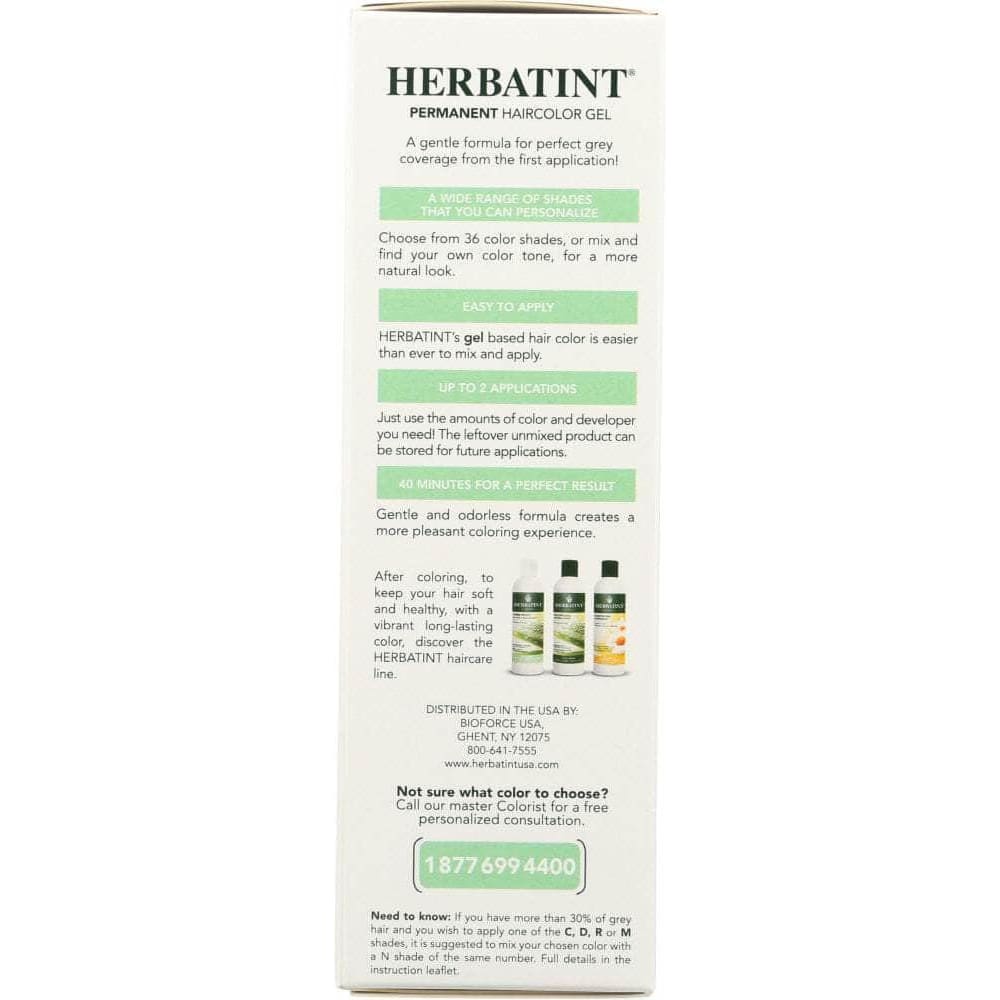 HERBATINT Herbatint Permanent Haircolor Gel 4D Golden Chestnut, 4.56 Fo