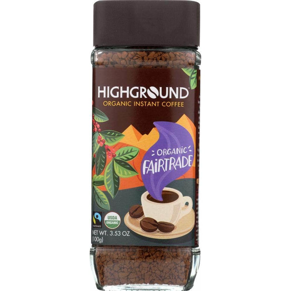 Highground Highground Coffee Instant Regular Organic, 3.53 oz