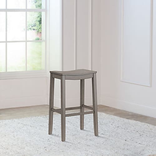 Hillsdale Furniture Fiddler Wood Backless Bar Height Stool - Home/Furniture/Kitchen & Dining Room Furniture/Bar & Counter Stools/ -