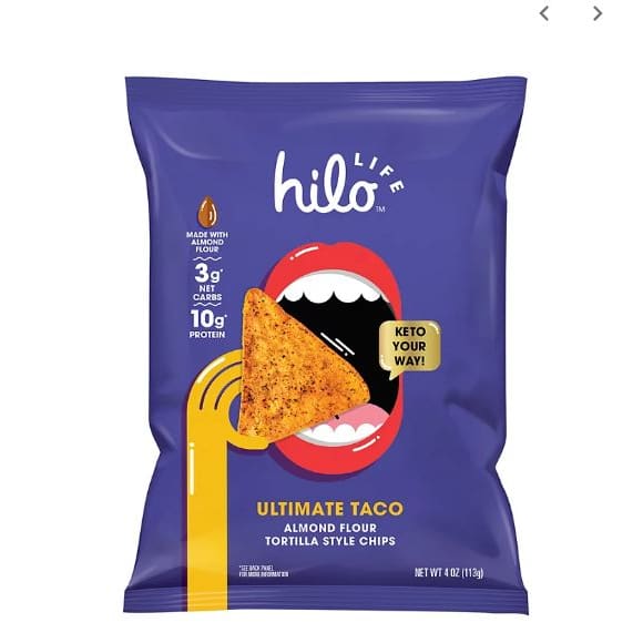 HILO LIFE SNACKS: Ultimate Taco Tortilla Chips 4 oz (Pack of 4) - HILO LIFE SNACKS