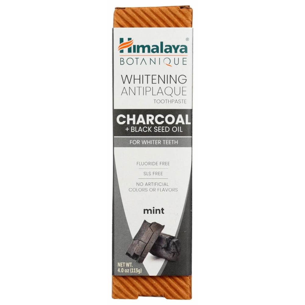 HIMALAYA HERBAL HEALTHCARE Beauty & Body Care > Oral Care > Toothpastes & Toothpowders HIMALAYA HERBAL HEALTHCARE: Charcoal & Black Seed Oil Whitening Antiplaque Toothpaste, 4 oz