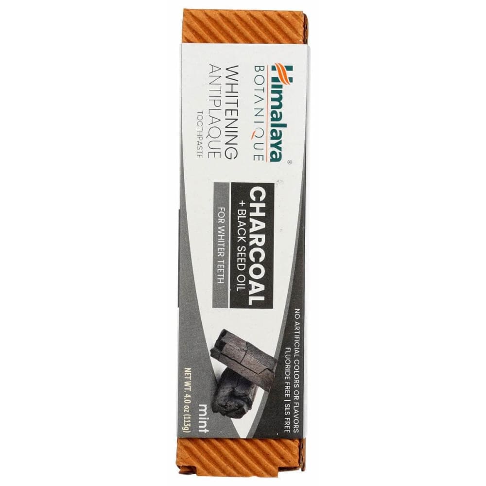 HIMALAYA HERBAL HEALTHCARE Beauty & Body Care > Oral Care > Toothpastes & Toothpowders HIMALAYA HERBAL HEALTHCARE: Charcoal & Black Seed Oil Whitening Antiplaque Toothpaste, 4 oz