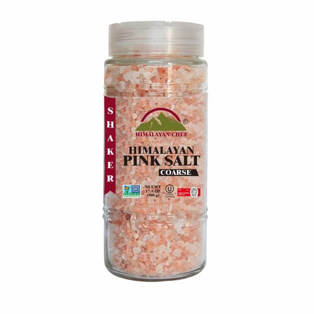 HIMALAYAN CHEF HIMALAYAN CHEF Salt Course Glass Shaker, 17.5 oz