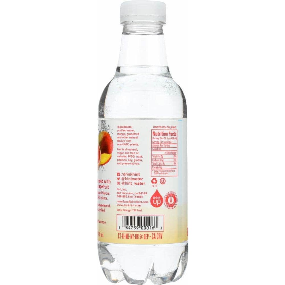 Hint Hint  Essence Water Mango Grapefruit, 16 oz