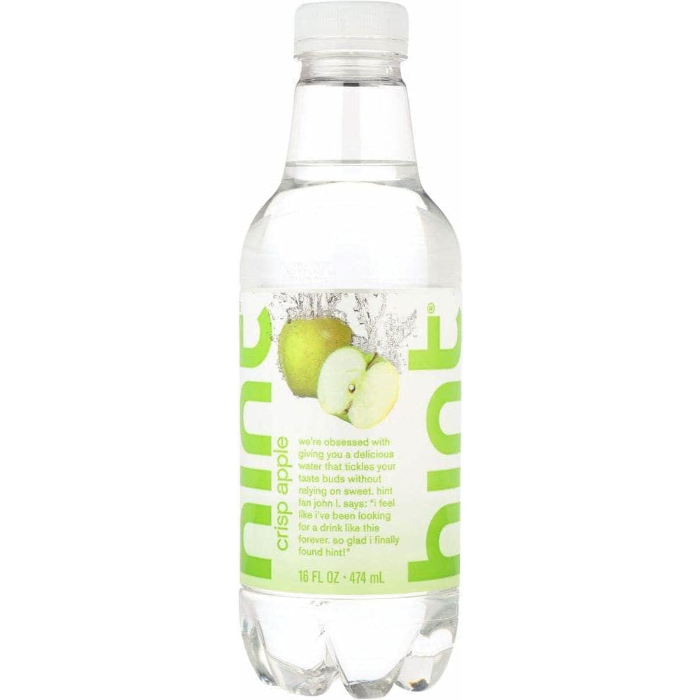 Hint Hint Unsweet Essence Water Crisp Apple, 16 oz