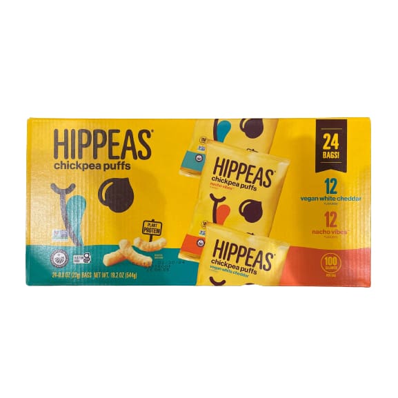 Hippeas Chickpea puffs 24 x 0.8 oz. - Hippeas