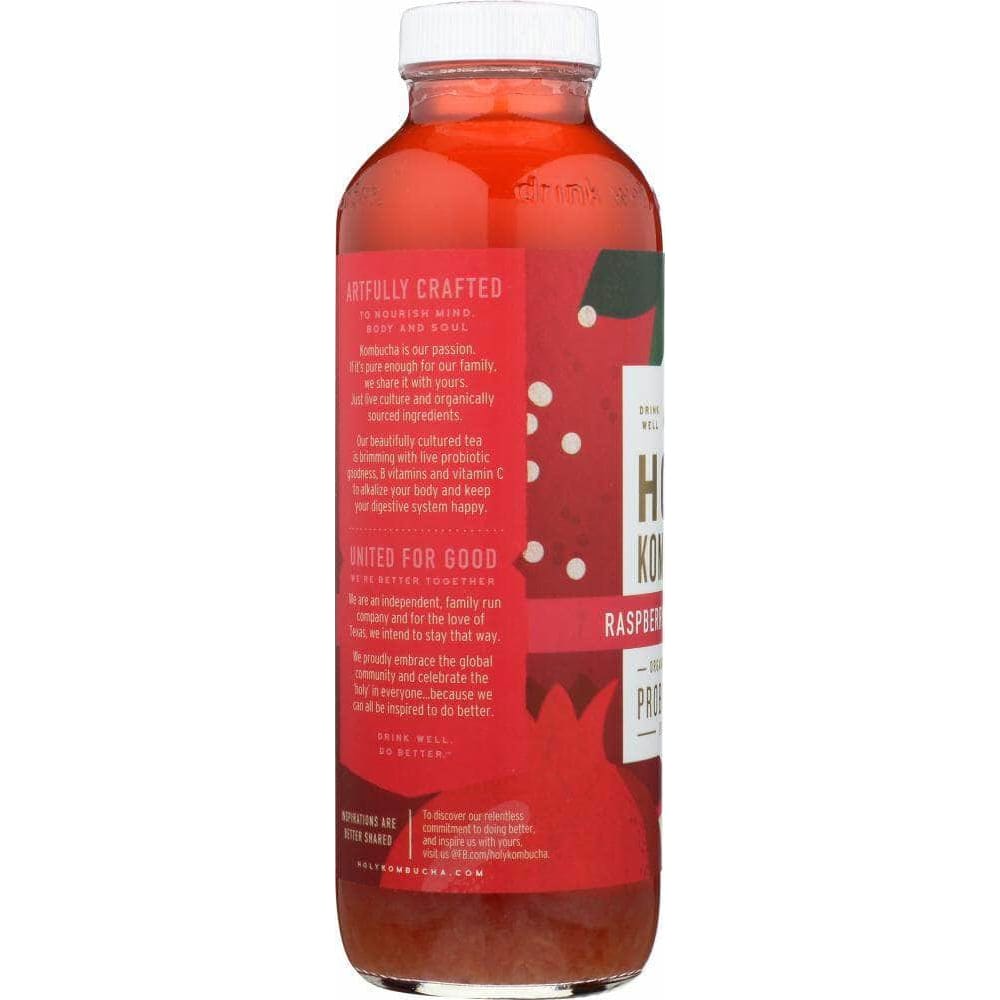 Holy Kombucha Holy Kombucha Raspberry Pomegranate Probiotic Tea, 16.9 oz