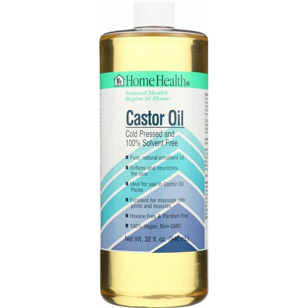 Home Health Home Health Castor Oil Cold Pressed and Cold Processed, 32 Oz