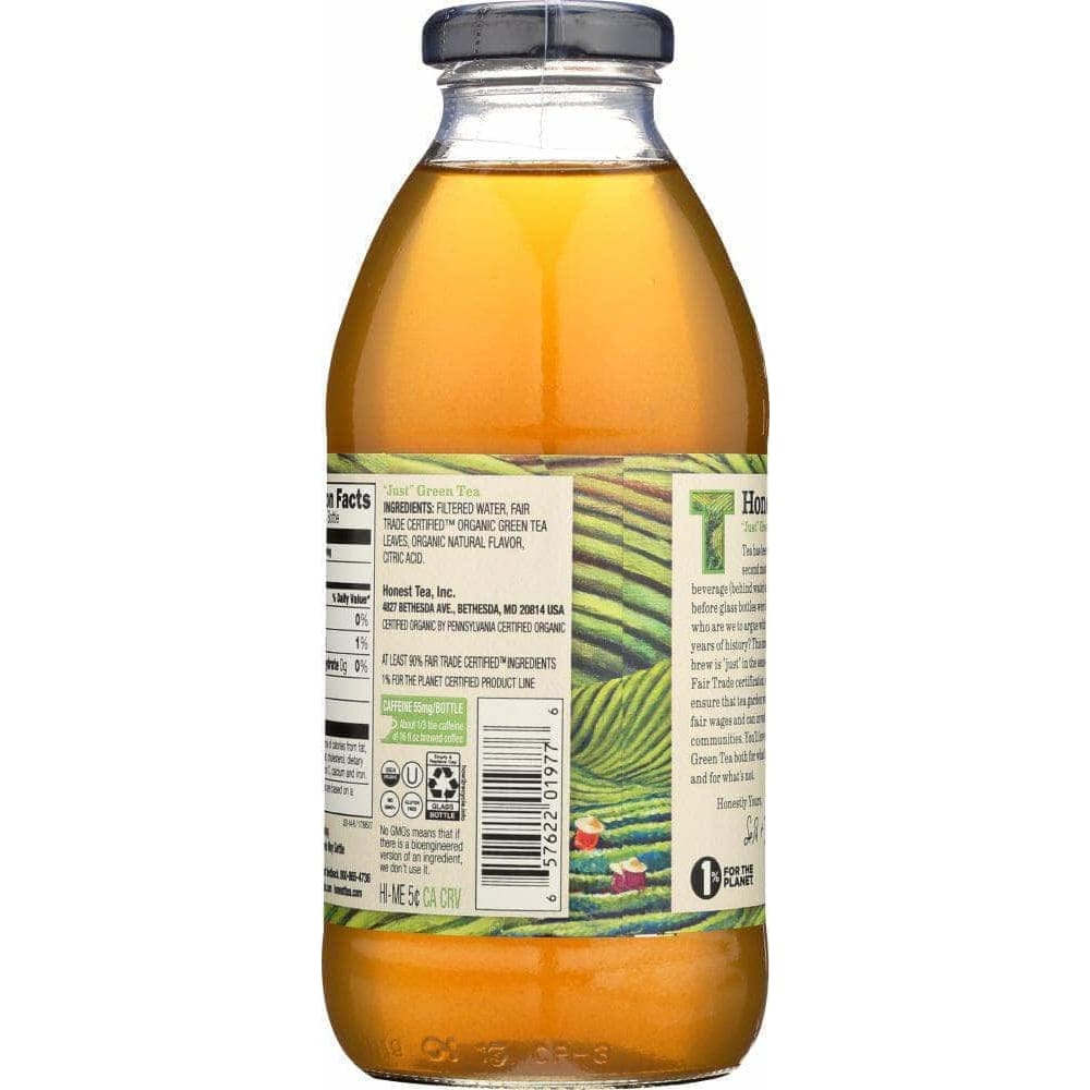 Honest Tea Honest Tea Organic Unsweetened Just Green Tea, 16 oz