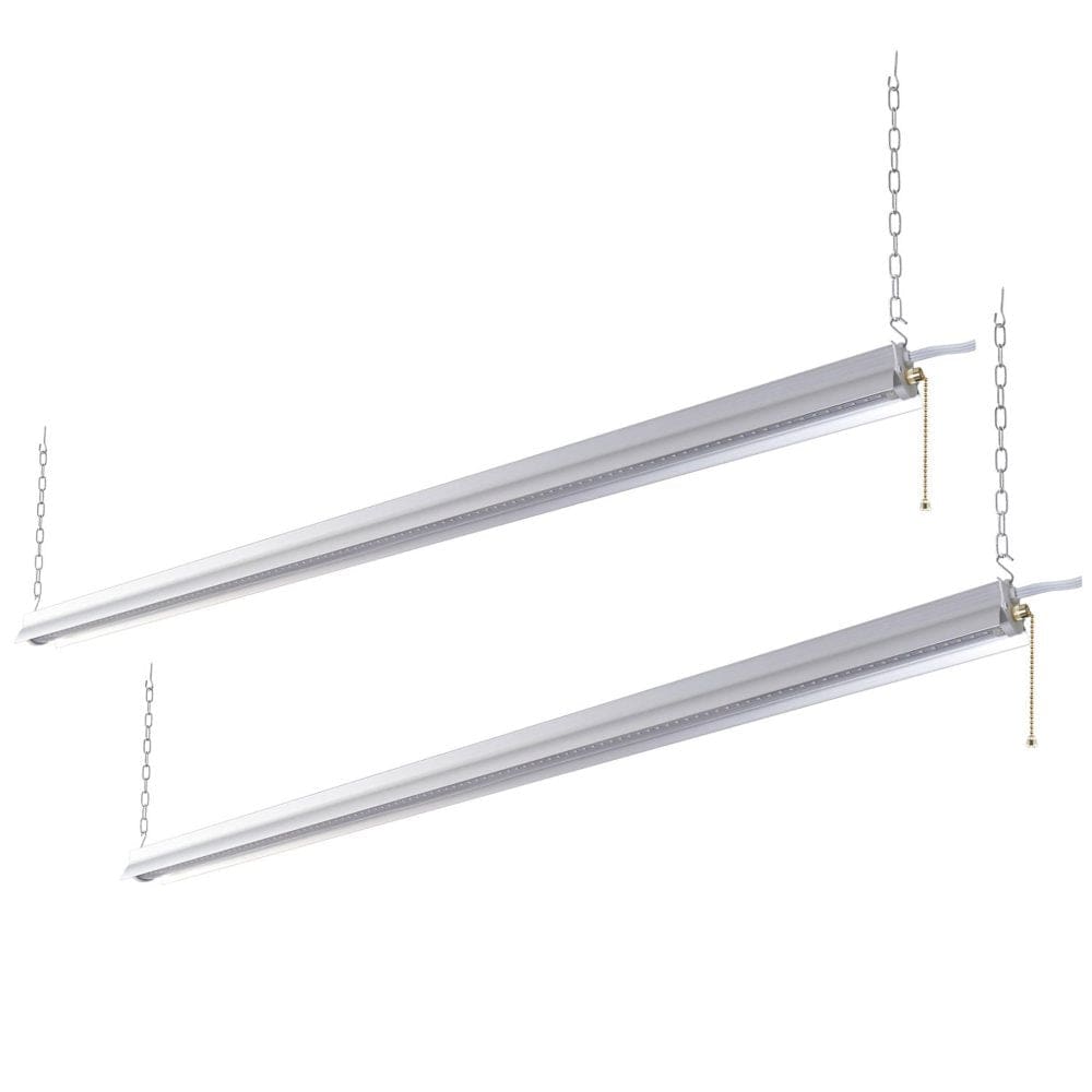 Honeywell 5000 Lumen Aluminum 4’ LED Shop Light (Set of2) - Garage & Shop Lights - ShelHealth