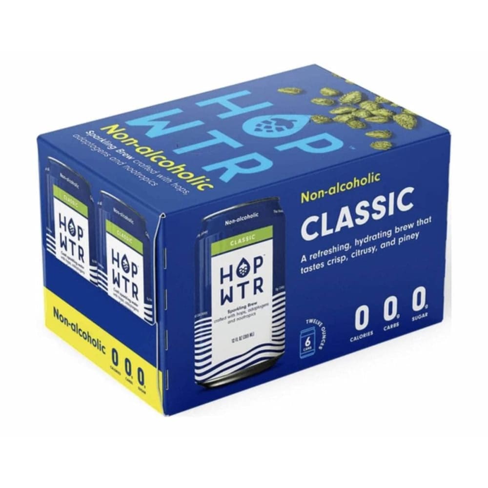 HOP WTR Grocery > Beverages > Water > Sparkling Water HOP WTR: Wtr Classic 6 Pk, 72 fo