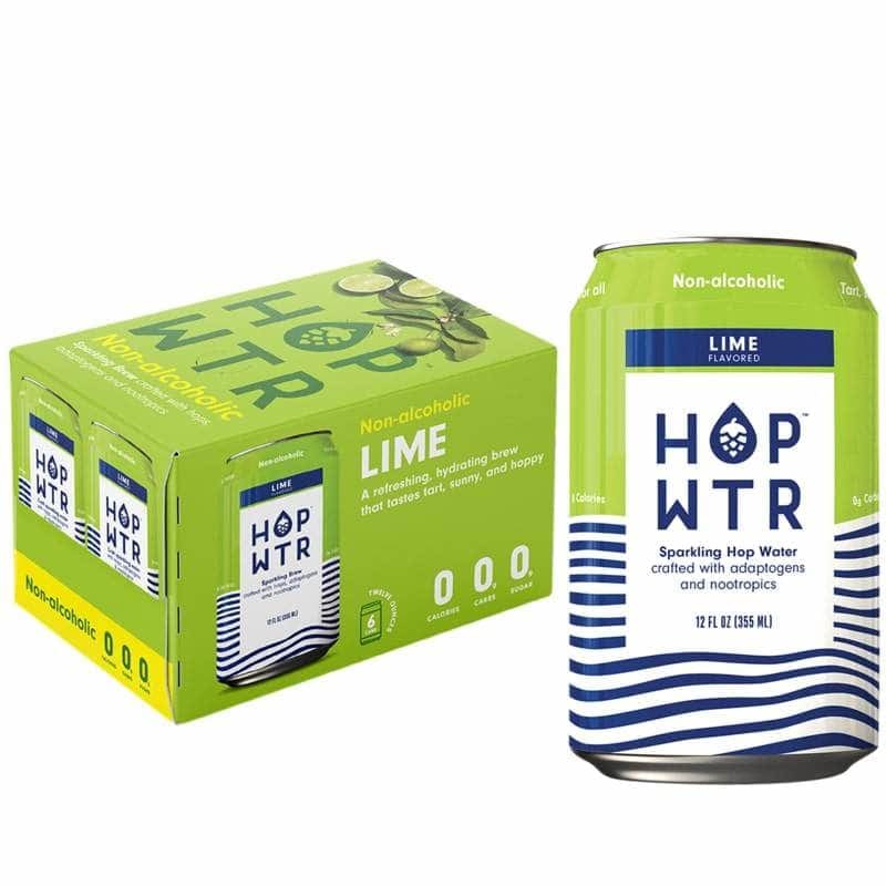 HOP WTR Grocery > Beverages > Water > Sparkling Water HOP WTR: Wtr Lime 6 Pk, 72 fo