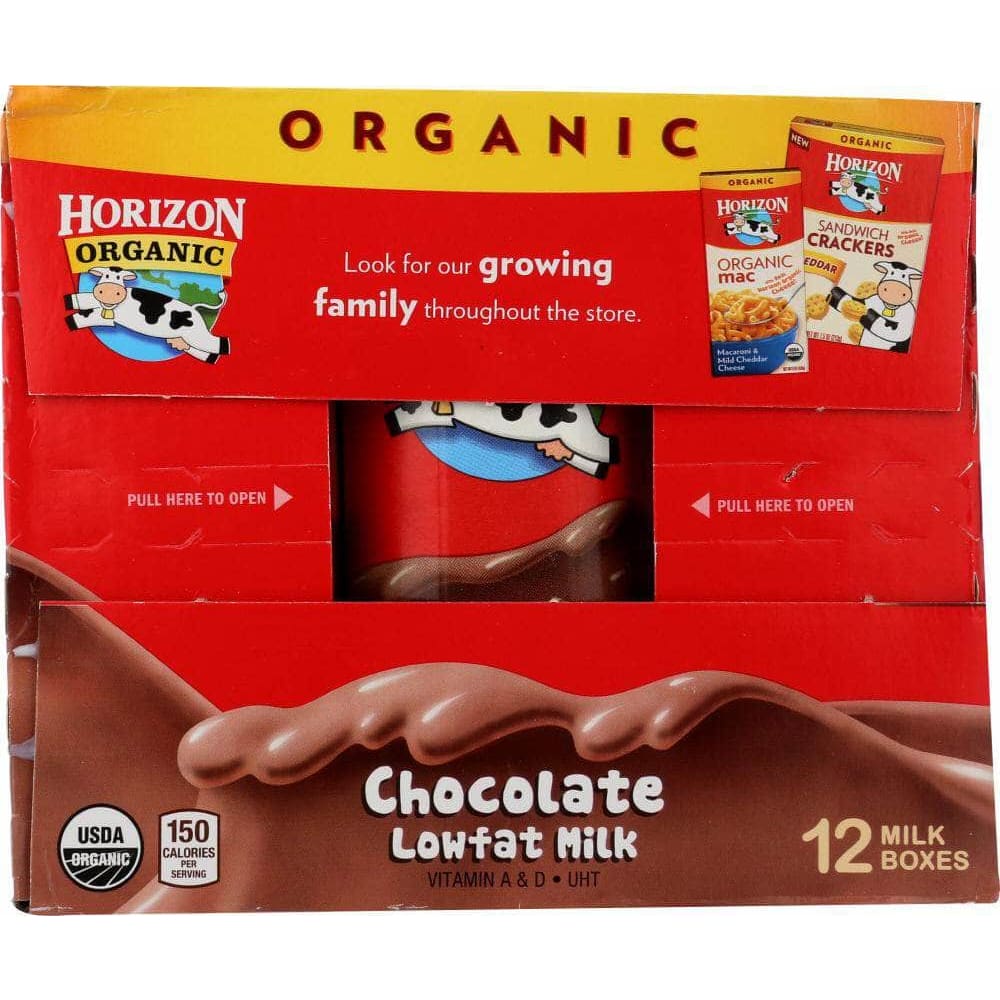 Horizon Organic Horizon Milk Reduced Fat Chocolate 12 8 Oz Containers, 96 oz