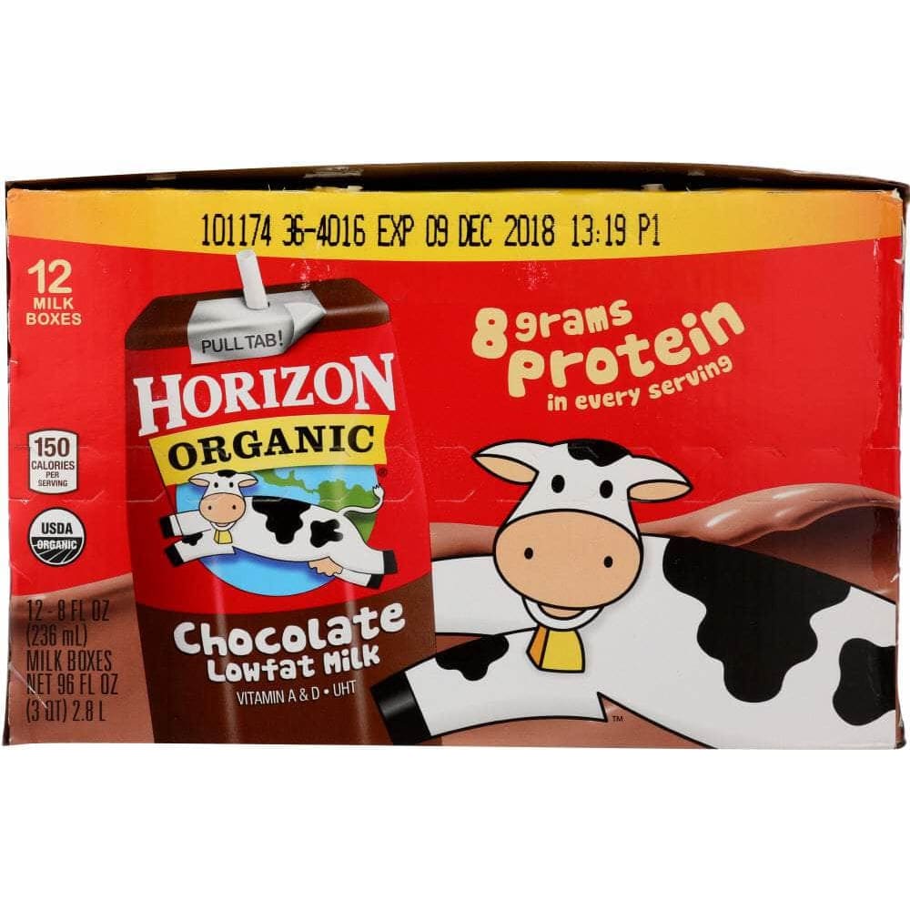 Horizon Organic Horizon Milk Reduced Fat Chocolate 12 8 Oz Containers, 96 oz