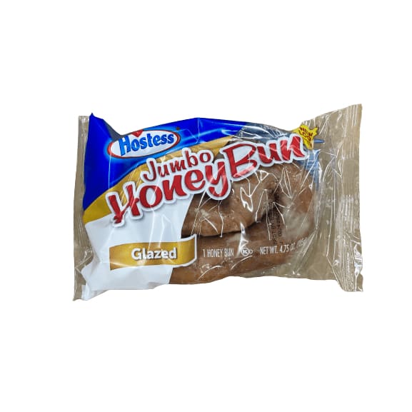 Hostess Iced Honey Bun HOSTESS Jumbo Bun, Single Serve, 4.75 oz